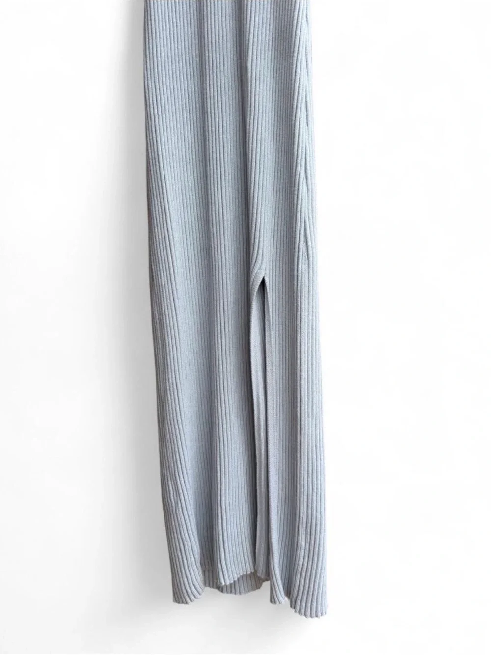 Abercrombie & Fitch Blue Ribbed Knit Sweater Dress Medium